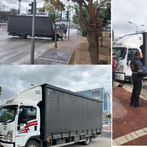 נהג משאית איבד את ההכרה במהלך נסיעה בפתח תקווה - חדשות בפתח תקווה