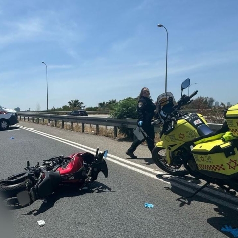 הבוקר (שבת): 2 נפגעים ב- 2 תאונות דרכים באזור פתח תקווה - חדשות בפתח תקווה