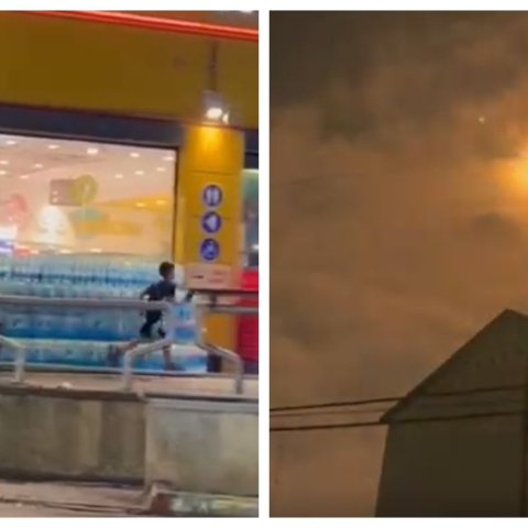 ערב שישי בפ"ת: אזעקות, אנשים רצים למרחב מוגן, היירוטים - צפו - חדשות בפתח תקווה