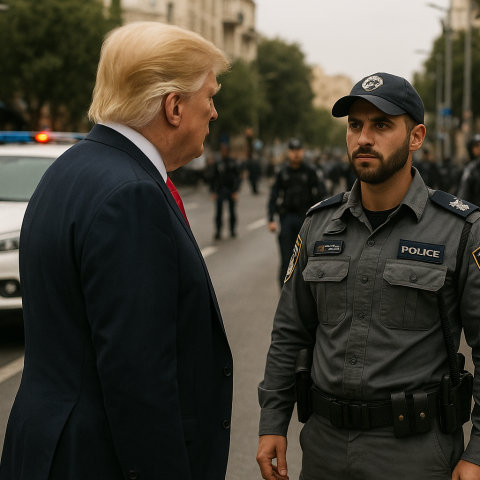 המשטרה נערכת לביקור הנשיא טראמפ בישראל - חדשות בפתח תקווה