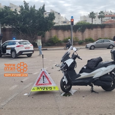 2 פצועים בתאונת דרכים ברחוב הושע בפתח תקווה - חדשות בפתח תקווה