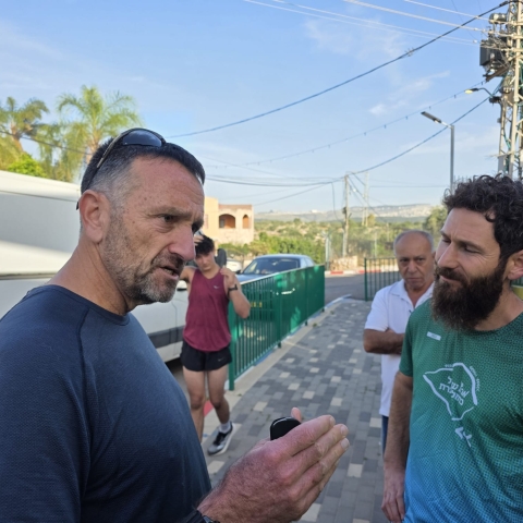 הרצי הלוי, הרמטכ"ל לשעבר, יחד עם 1000 רצים במרוץ "שביל כרמל–כנרת" - ספורט בפתח תקווה
