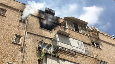 מאמש שריפות במספר מוקדים בפ"ת - חדשות בפתח תקווה