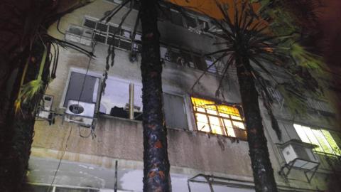 שריפה ברחוב חובבי ציון - חדשות בפתח תקווה
