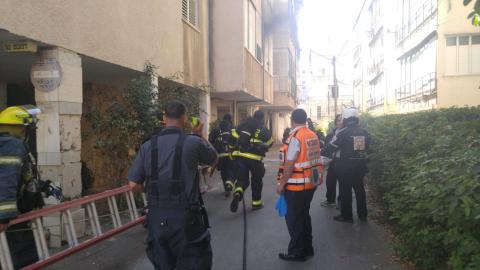שריפה בדירה ברחוב רמב"ם - חדשות בפתח תקווה