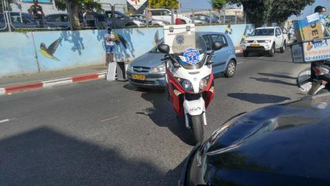 תאונה בין רכב פרטי לאופנוע - חדשות בפתח תקווה