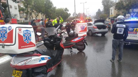 שוב תאונה ברחוב הרצוג: הולך - חדשות בפתח תקווה