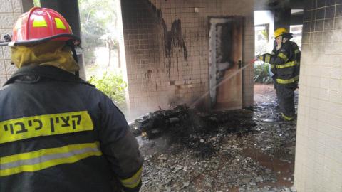 אופנוע עלה באש ברחוב טבצ'ניק - חדשות בפתח תקווה