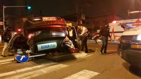 תאונת דרכים בפינת הרחובות הסיבים - חדשות בפתח תקווה