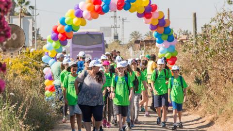 צועדים לזכר הנספים באסון הבונים - חינוך בפתח תקווה