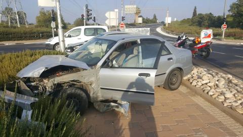 2 פצועים קל בתאונת דרכים - חדשות בפתח תקווה
