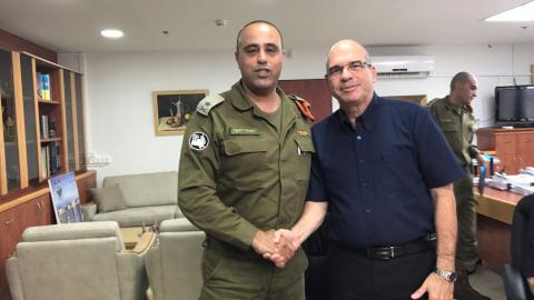 מפקד פיקוד העורף החדש ביקר - חדשות בפתח תקווה