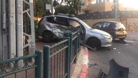 תאונת דרכים עם נפגעים בפינת - חדשות בפתח תקווה