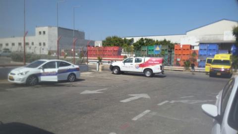 שריפה פרצה במפעל ברחוב נחשון - חדשות בפתח תקווה