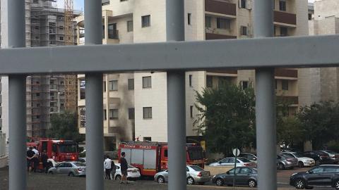 שריפה פרצה בבניין מגורים ברחוב - חדשות בפתח תקווה
