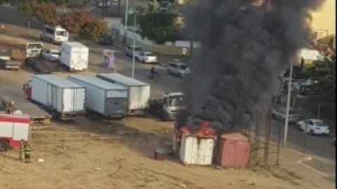 ביום שישי בשכונת יוספטל: מכולות - חדשות בפתח תקווה