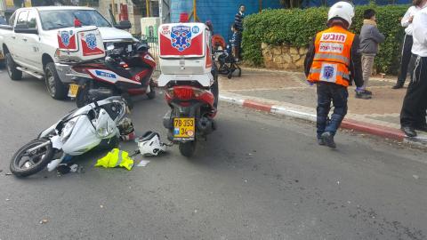 בחצי שעה: פצוע ופצועה בינוני - חדשות בפתח תקווה