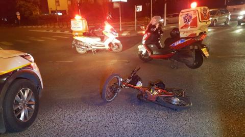 רוכב אופניים חשמלים בן 60 - חדשות בפתח תקווה
