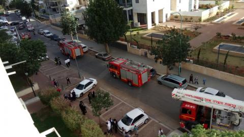 שריפה בדירה ברחוב בן אליעזר - חדשות בפתח תקווה