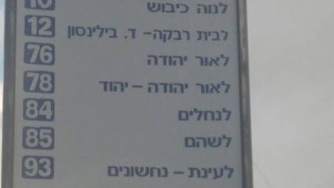 היכן זה נווה כיבוש? - תחבורה בפתח תקווה