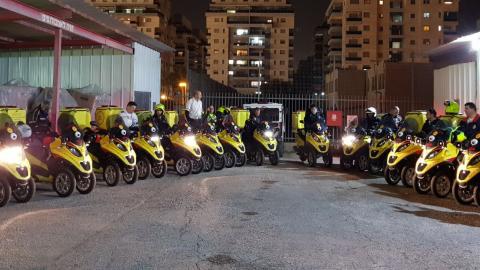 15 אופנועי עזרה ראשונה חדשים - חדשות בפתח תקווה