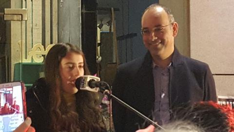 פרופ' ירון זליכה בכיכר גורן - חדשות בפתח תקווה