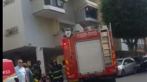 שריפה במחסן בלובי של בניין - חדשות בפתח תקווה