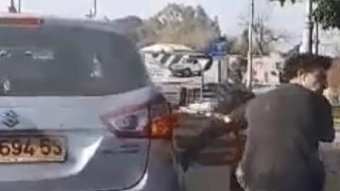 טרמפ מסוכן! צפו בסרטון! - תחבורה בפתח תקווה