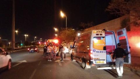 רוכב אופניים נפצע בינוני בתאונת - חדשות בפתח תקווה