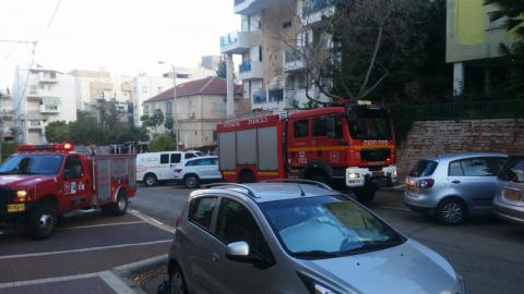 שריפה בלובי של בניין מגורים - חדשות בפתח תקווה