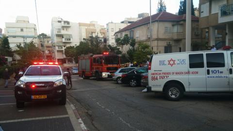 שריפה בלובי של בניין מגורים - חדשות בפתח תקווה
