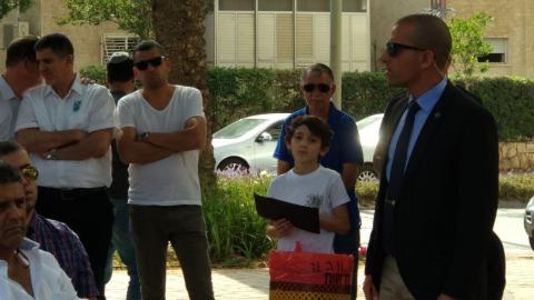 טקס לזכר חללי לוחמי המחתרות - קהילות בפתח תקווה