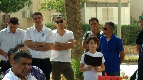 טקס לזכר חללי לוחמי המחתרות - קהילות בפתח תקווה