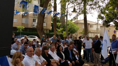 טקס לזכר חללי לוחמי המחתרות - קהילות בפתח תקווה