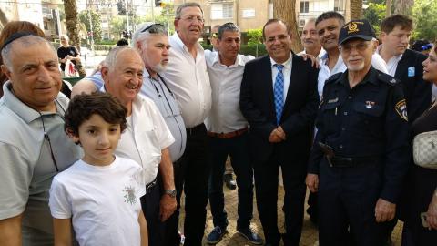 טקס לזכר חללי לוחמי המחתרות - קהילות בפתח תקווה
