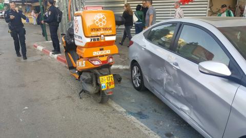 התנגש ברכב שעמד בצד הדרך - חדשות בפתח תקווה