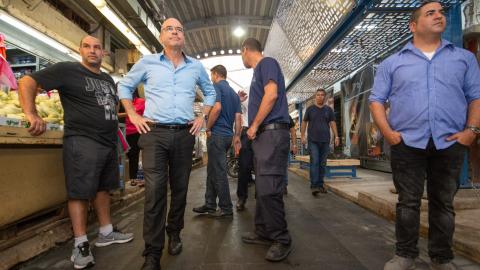 מתבצעות עבודות שיפוצים בשוק - חדשות בפתח תקווה
