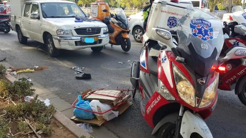 הולך רגל בן 70 נפצע - חדשות בפתח תקווה
