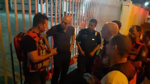 שריפה במפעל טביב באזור התעשייה - חדשות בפתח תקווה