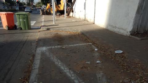 נהרס מבנה שחסם את התנועה - חדשות בפתח תקווה