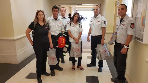 הלוחמים הגדולים ביקרו את הלוחמים - קהילות בפתח תקווה