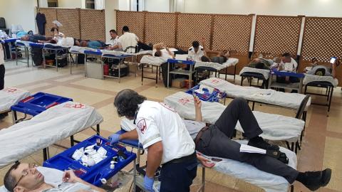 היום: התרמת דם בתחנת מד"א - בריאות בפתח תקווה