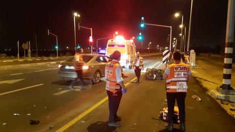 רוכב אופנוע נפצע בינוני סמוך - חדשות בפתח תקווה