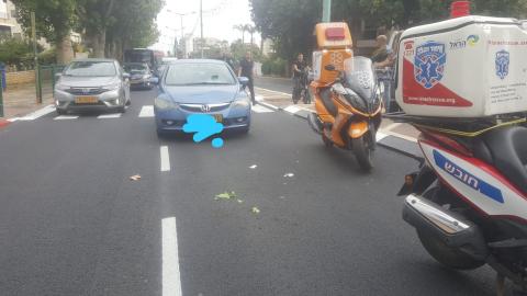 הולכת רגל נפצעה בינוני לאחר - חדשות בפתח תקווה
