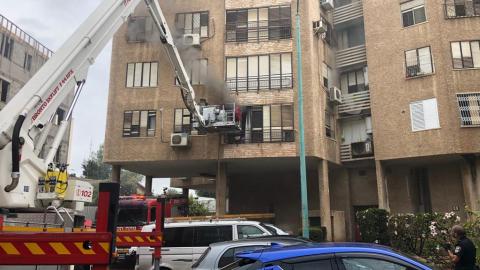 שריפה פרצה בדירת מגורים ברחוב - חדשות בפתח תקווה
