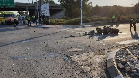 רוכב אופנוע נהרג מפגיעת רכב - חדשות בפתח תקווה