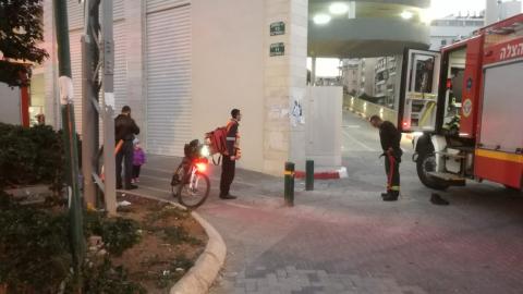 שריפה ברחוב גוטמן בפתח תקווה - חדשות בפתח תקווה
