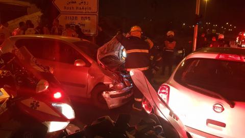 3 פצועים בתאונת דרכים בכביש - חדשות בפתח תקווה