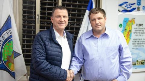 ראש העירייה נפגש עם יו"ר - חדשות בפתח תקווה