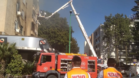 שריפה פרצה בדירה ברח' הנשיאים - חדשות בפתח תקווה